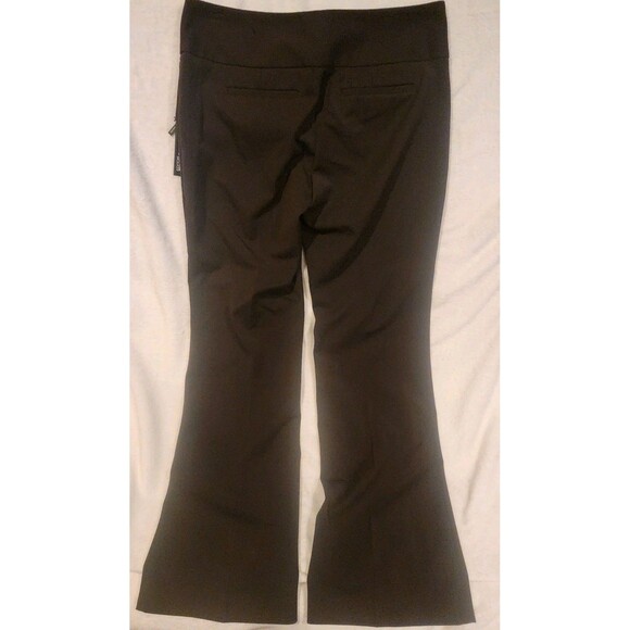 Express Black Studio Stretch Editor Stretch Pants Flared Size 8R - Picture 5 of 8